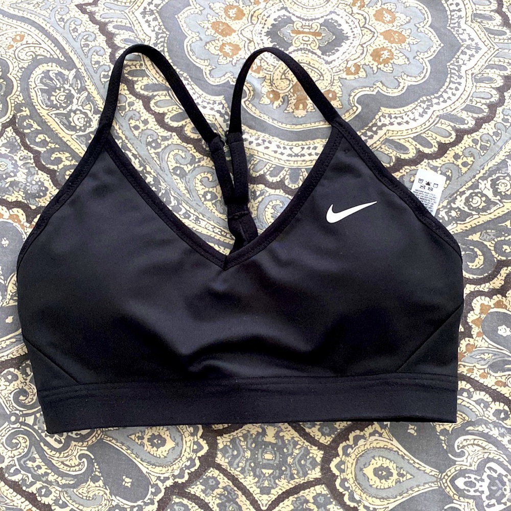 Black Nike sports bra, never worn